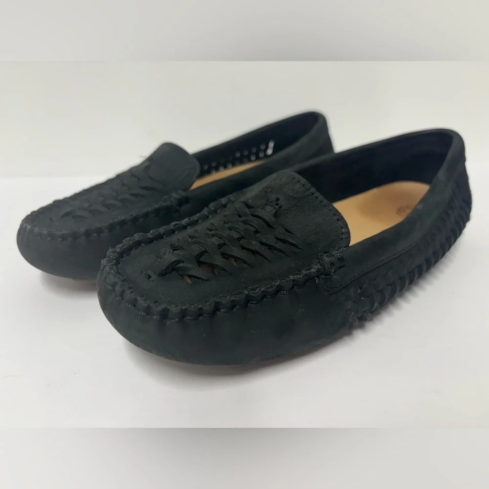 UGG Clary Black Suede Slip On Loafers Women’s Size 6